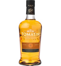Écosse TOMATIN 8 ans Moscatel Wine Cask 43% (avec étui)