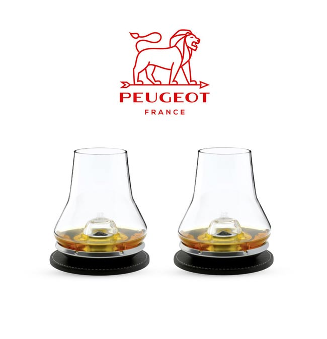 Coffret verres à whisky Peugeot